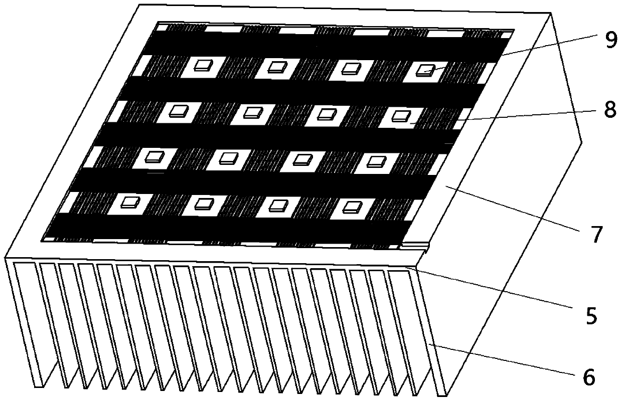 Integrated high power led high bay lamp based on phase change heat transfer technology