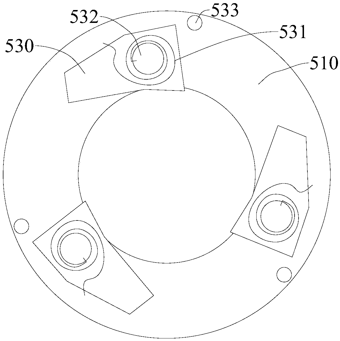 Hub polishing machine for engineering vehicle