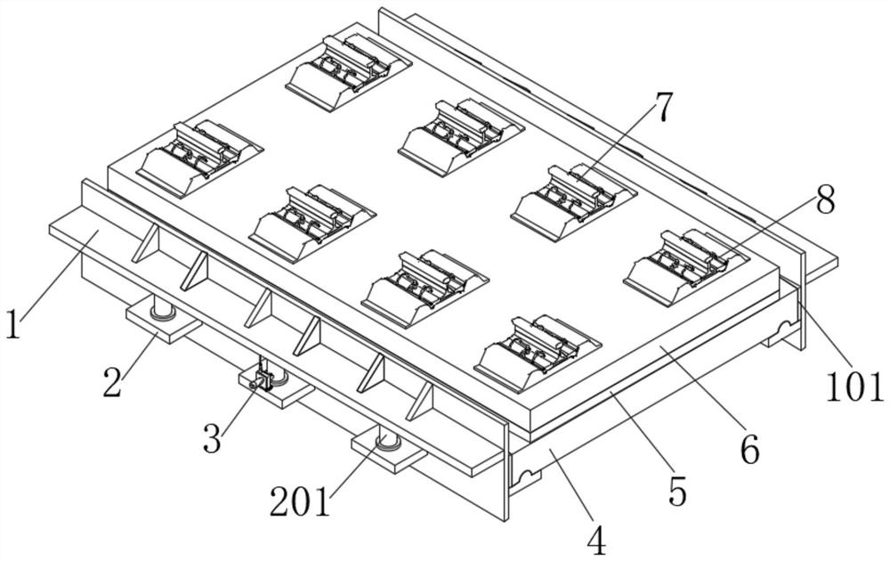 Ballastless track structure in railway tunnel and deviation rectifying method of ballastless track structure