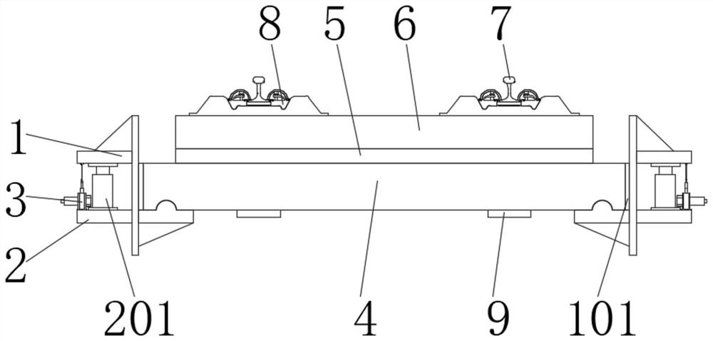 Ballastless track structure in railway tunnel and deviation rectifying method of ballastless track structure