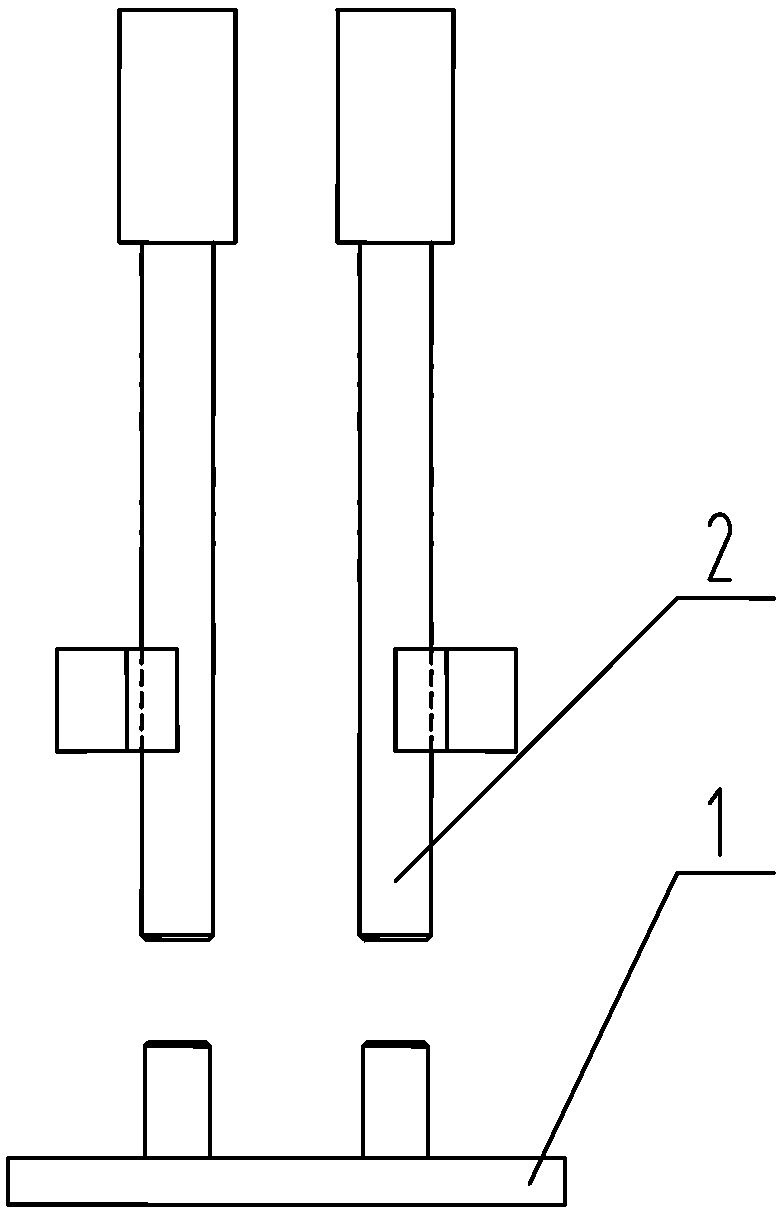 Track plate body positioning and welding tool and welding process thereof