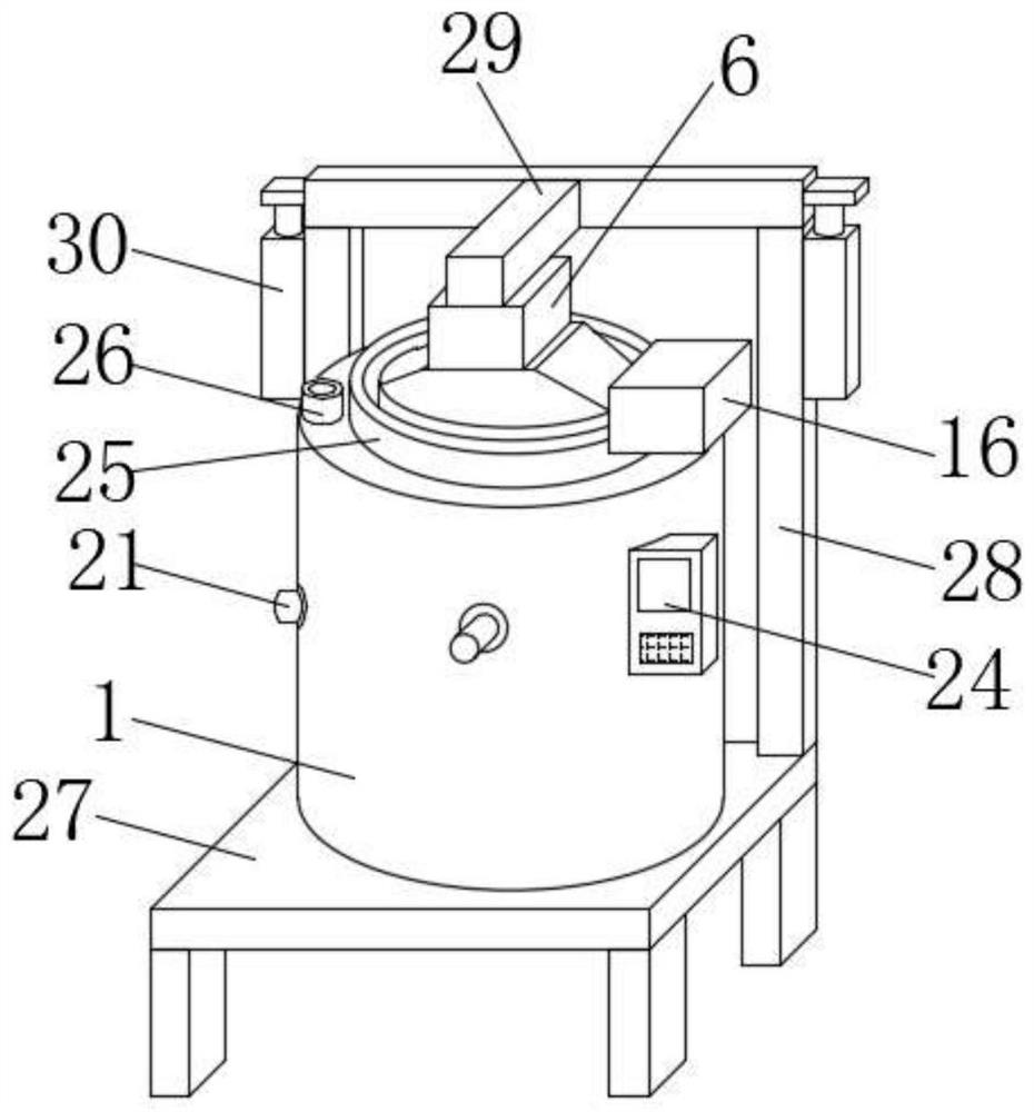 Wheat bran fermentation device for whole wheat flour processing