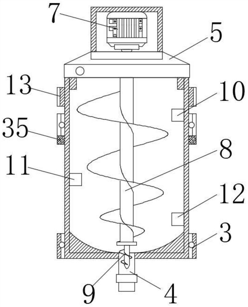 Wheat bran fermentation device for whole wheat flour processing