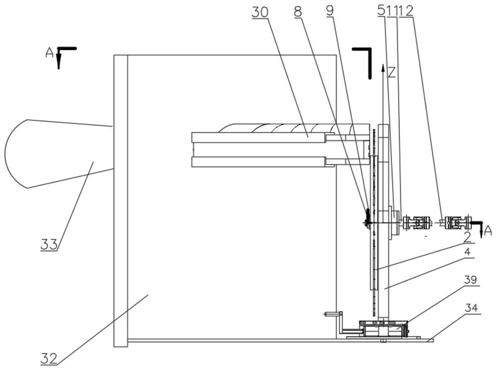 A fan-shaped cascade tester and a method for changing the fan-shaped cascade inlet angle