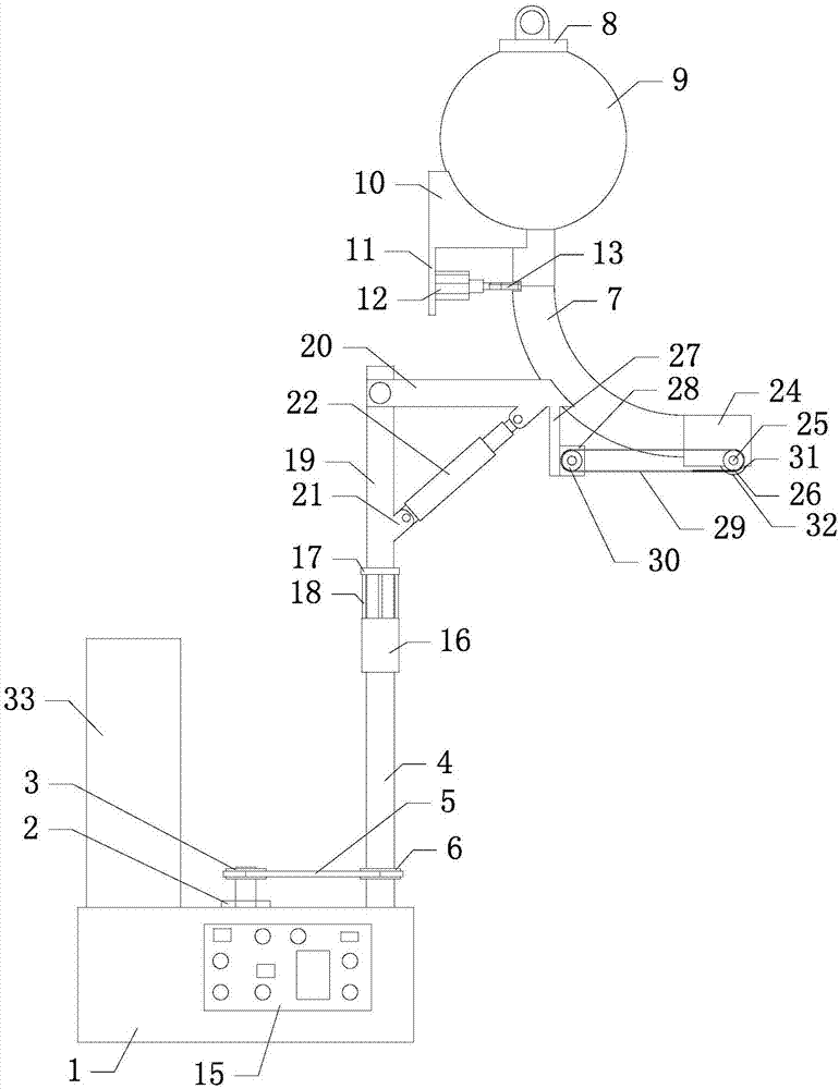 Table tennis training aiding device