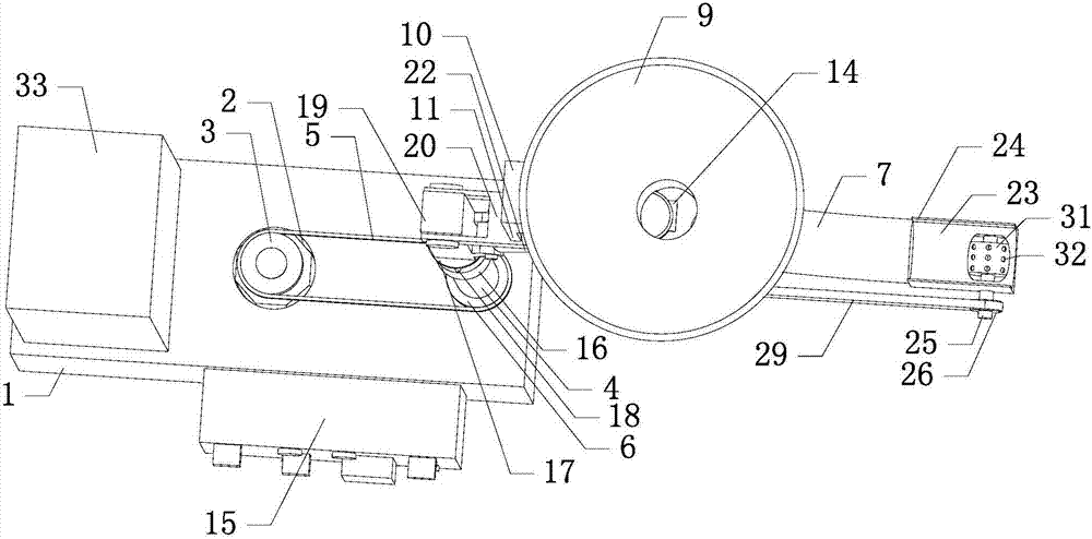 Table tennis training aiding device