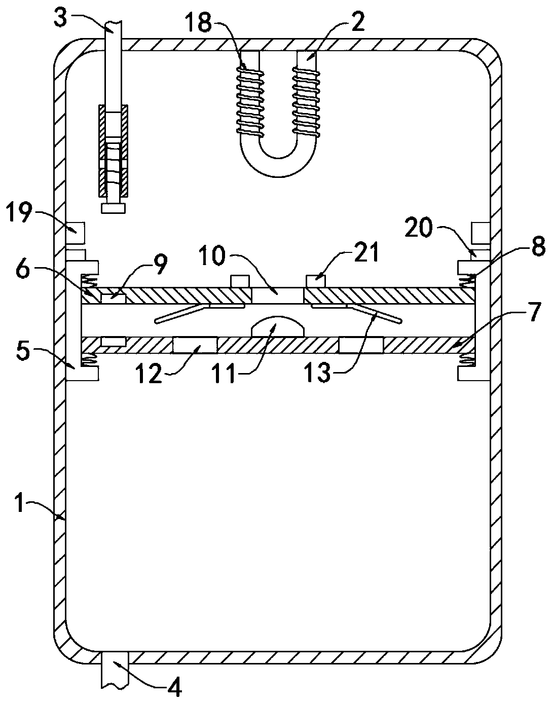 Automatic pressure-stabilizing descaling water heater