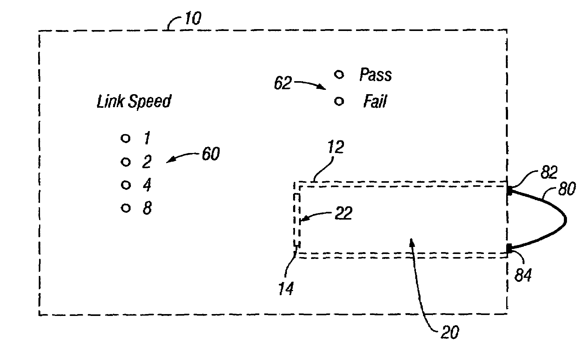 Transceiver test module employing an optical wrap