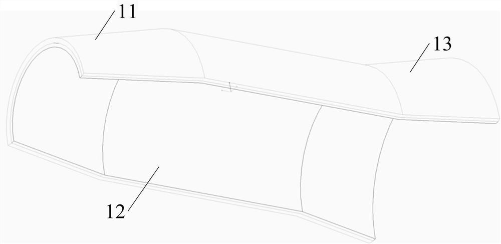 A heat-resistant load-bearing integrated structure for aircraft and its forming method