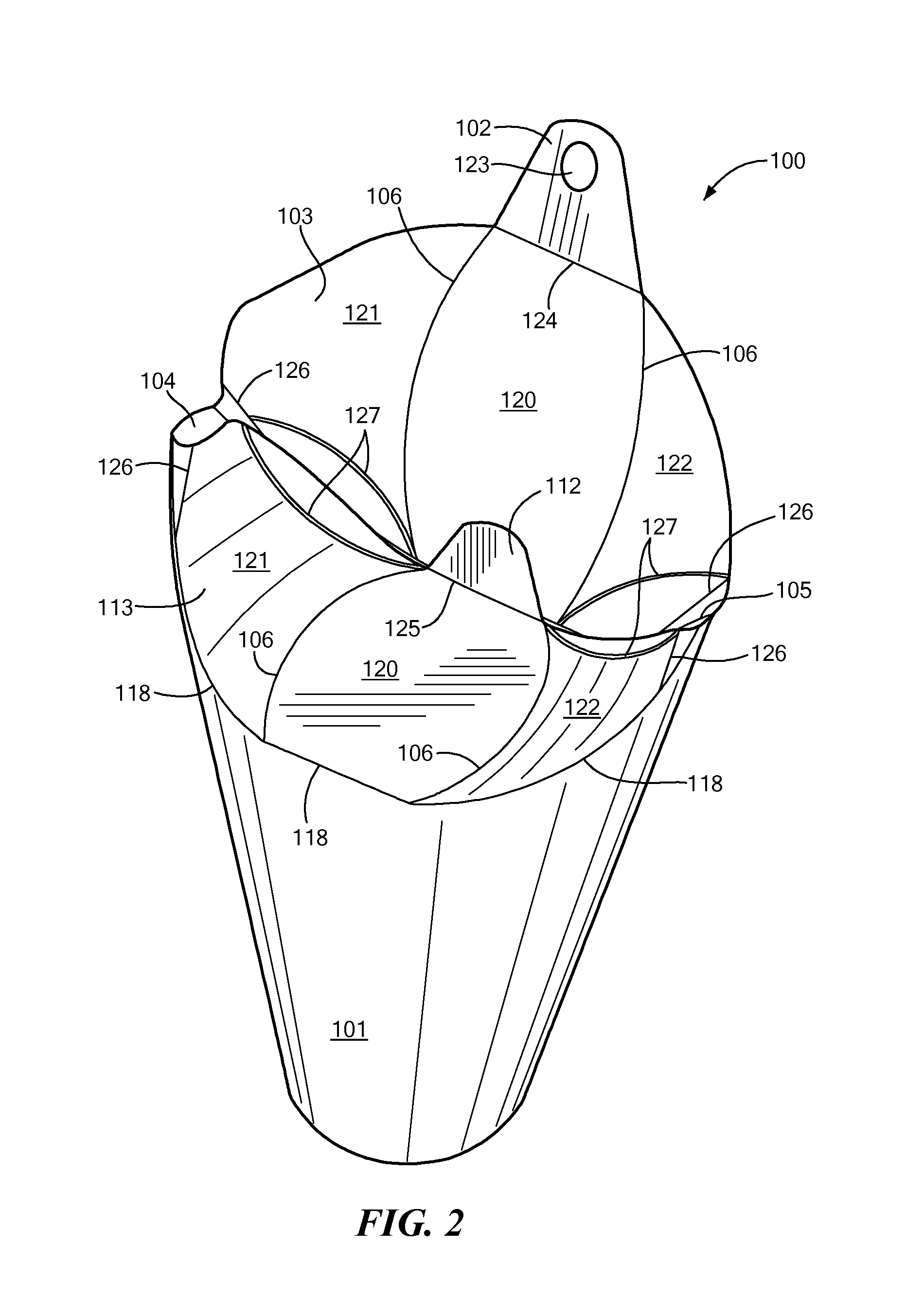 Vessel and method for making the same