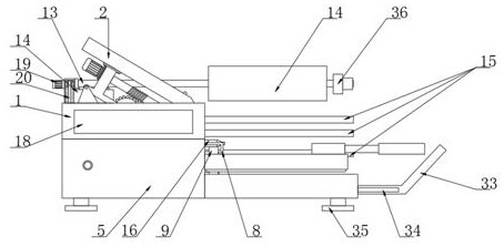 Efficient, rapid and small-size automatic packaging mechanical equipment