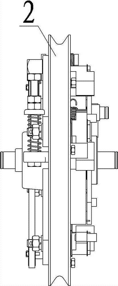 One-way speed limiter without machine room