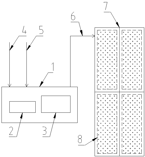 Pretreatment method of novel wet-process flower basket