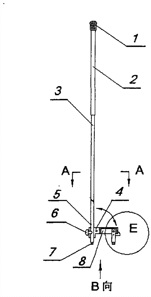 Multifunctional labor-saving walking stick