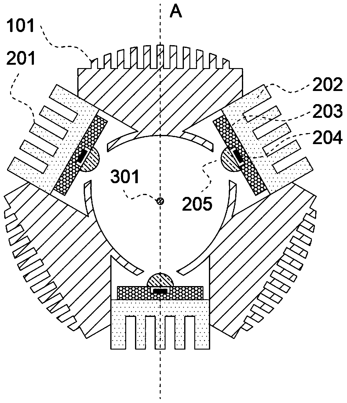 Ultraviolet irradiation device for cable curing