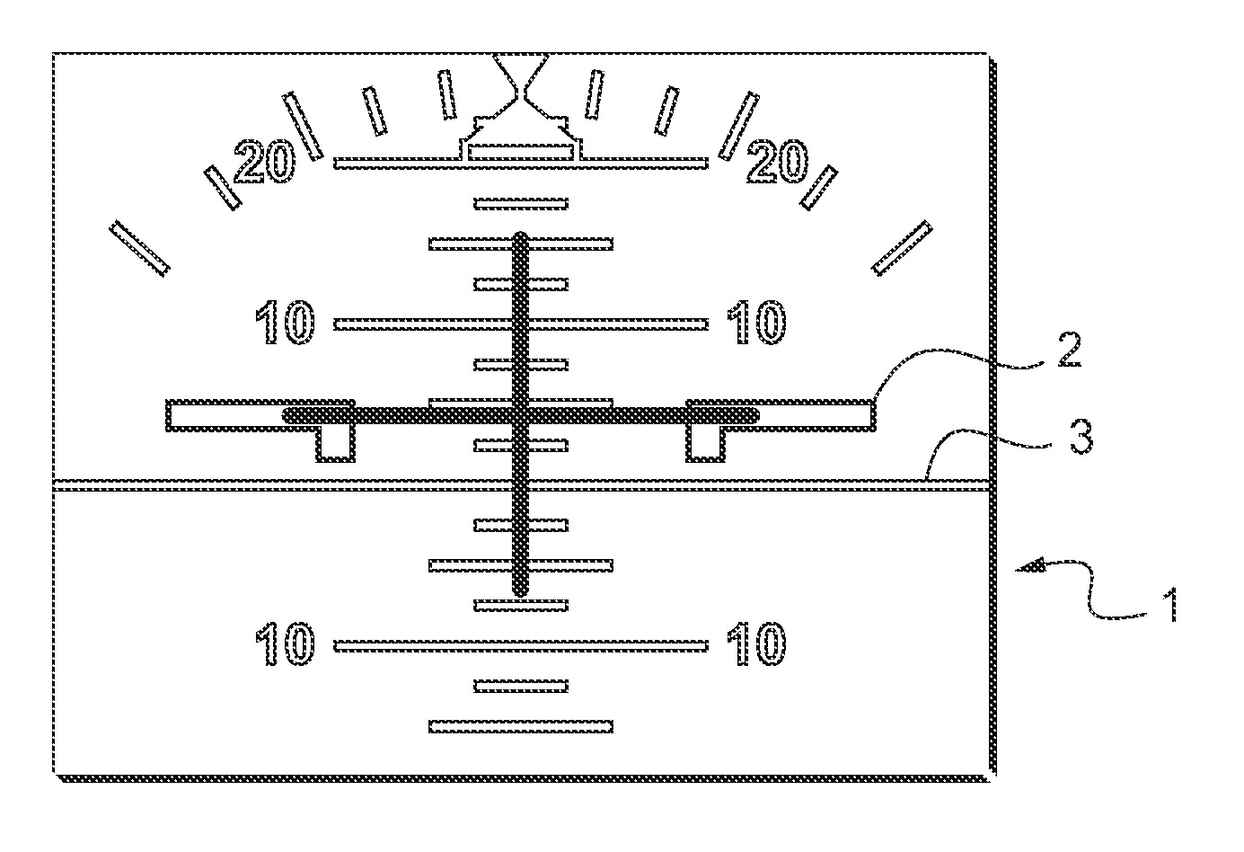 Method for presenting spatial attitude and heading information of a vehicle