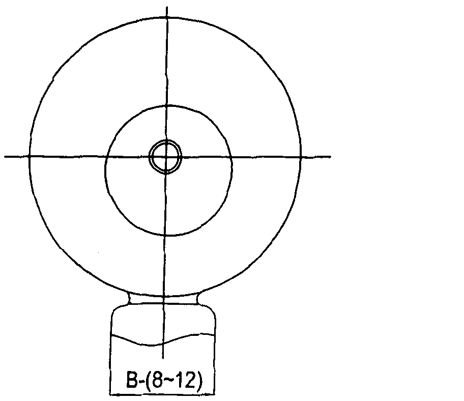 Process for improving metallographic structure of piston head and increasing casting production efficiency