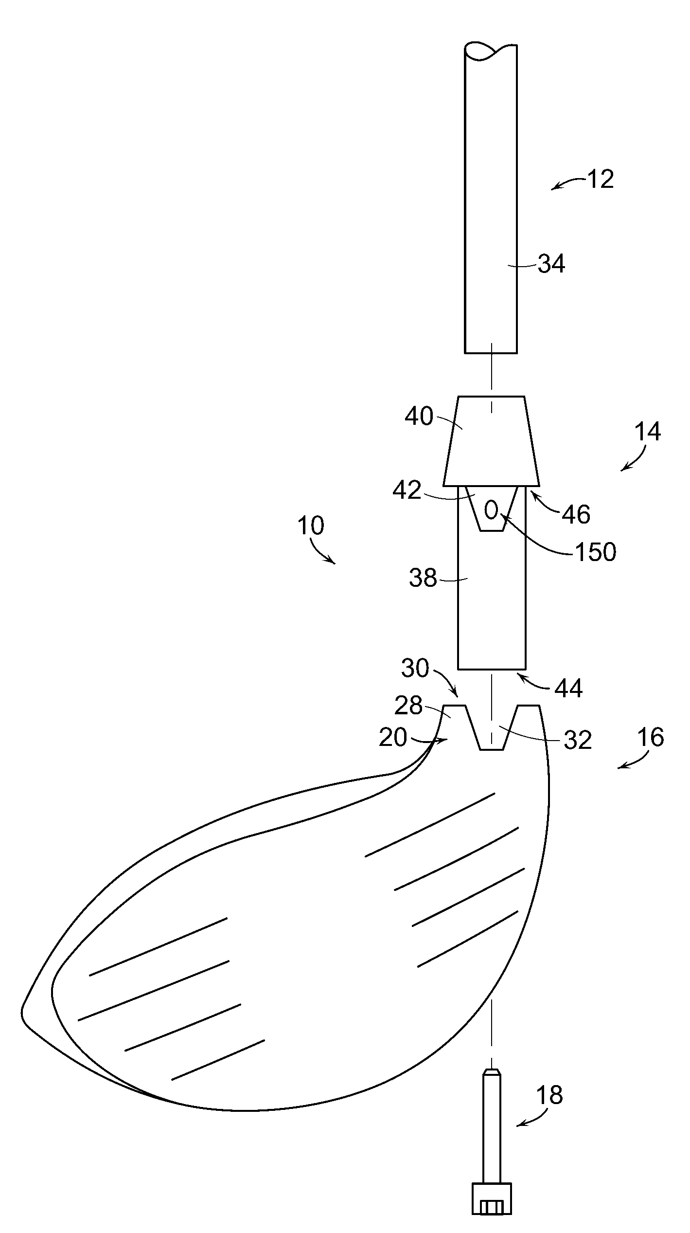 Interchangeable shaft system