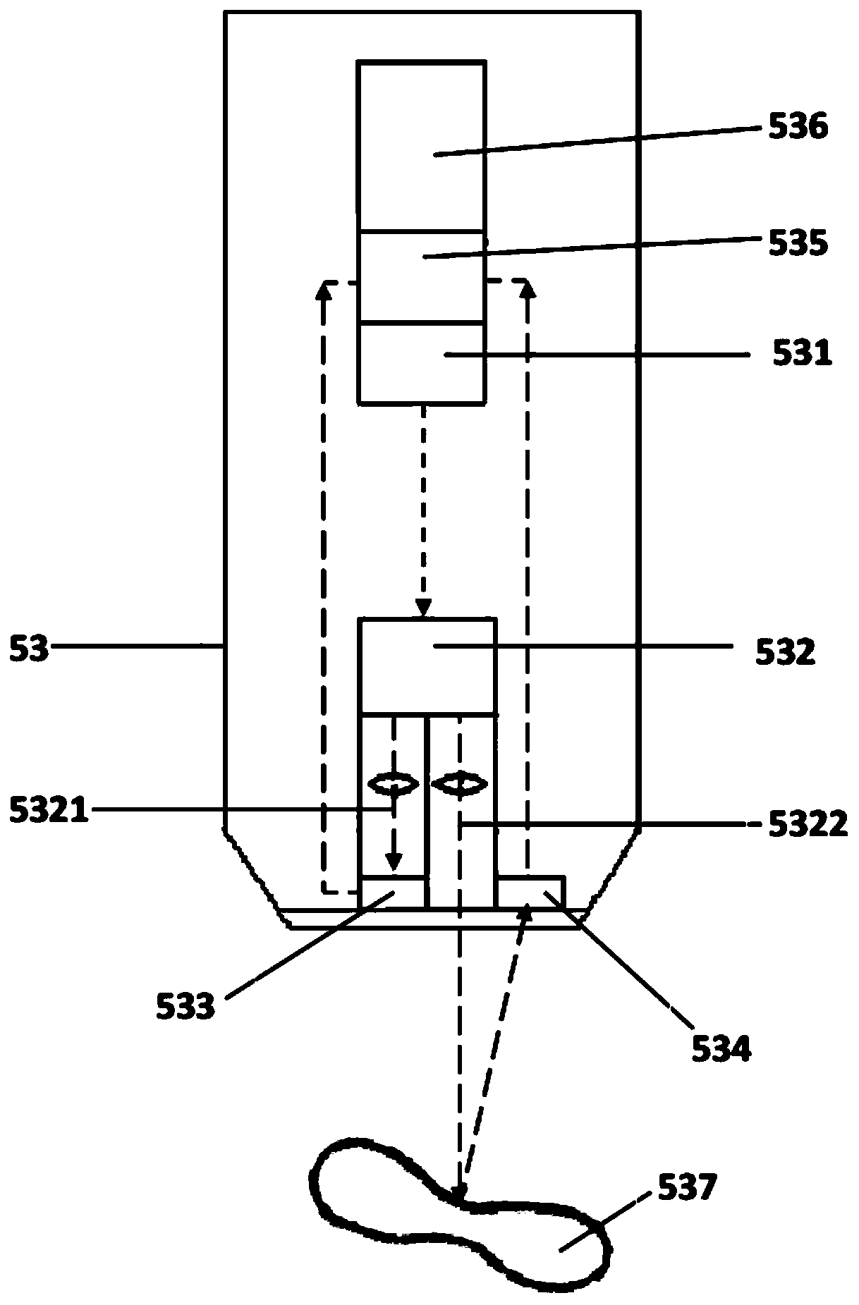 Robot exterior sight mirror with OCT function