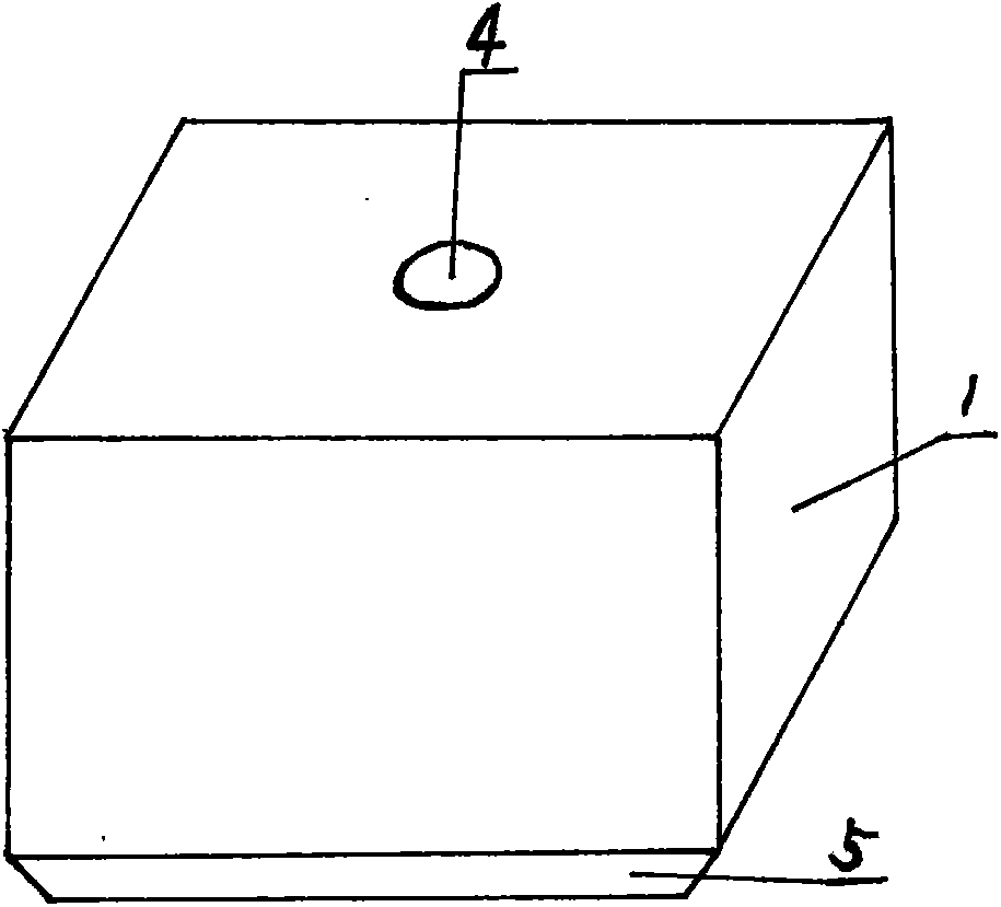 Benzene board concrete floor block and manufacture method thereof