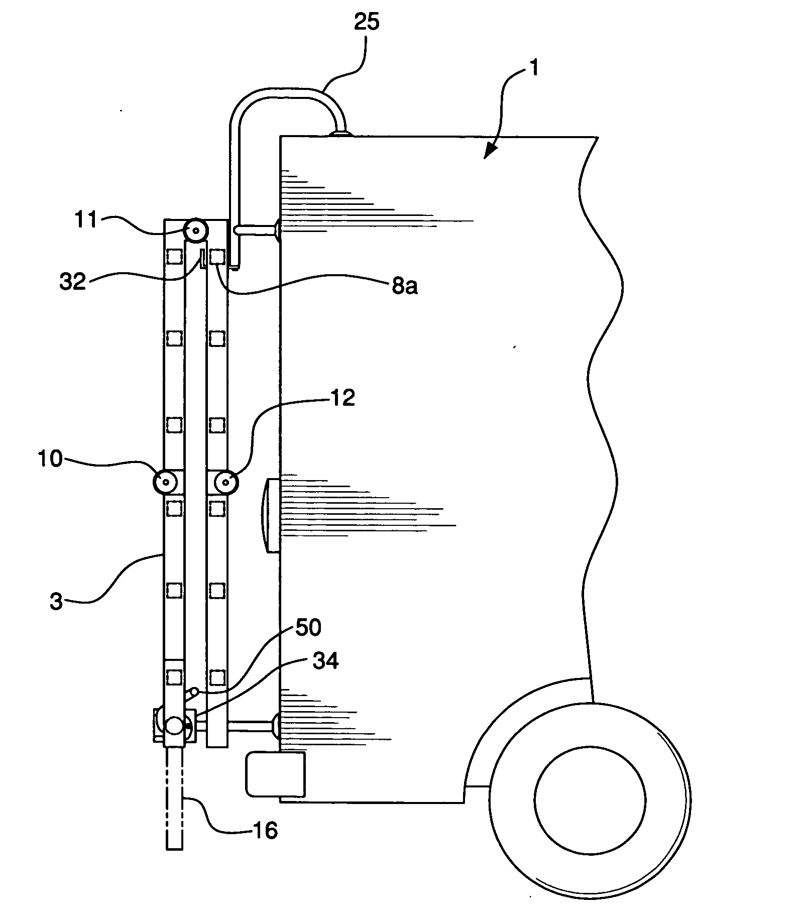 Portable vehicle ladder system and method