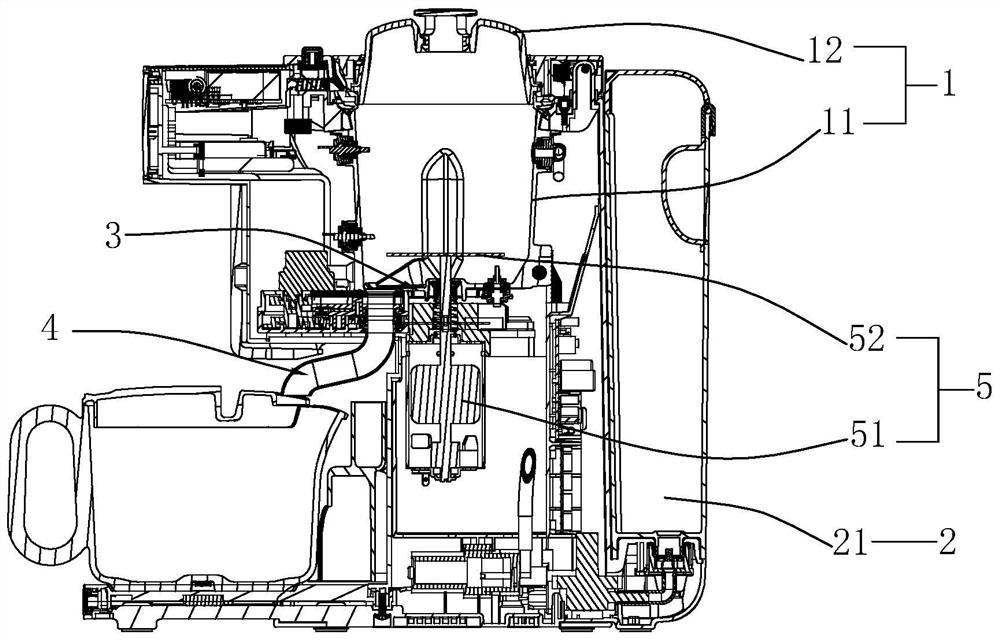 Automatic cleaning method of food processor