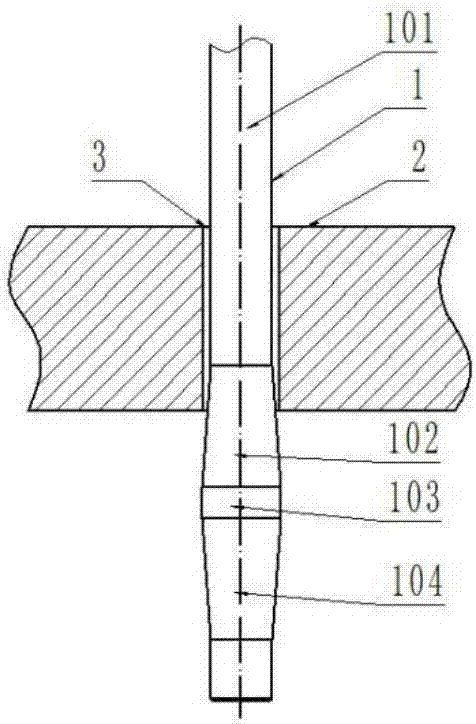 Ultrasonic-extrusion reinforcement method and device for structural part connecting hole