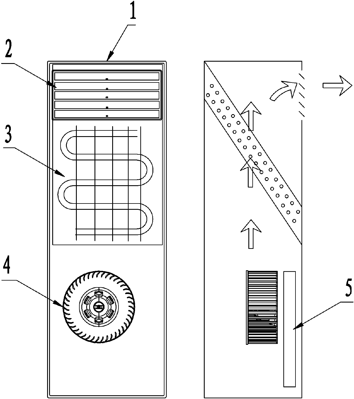 Domestic air conditioner for improving heating comfortableness