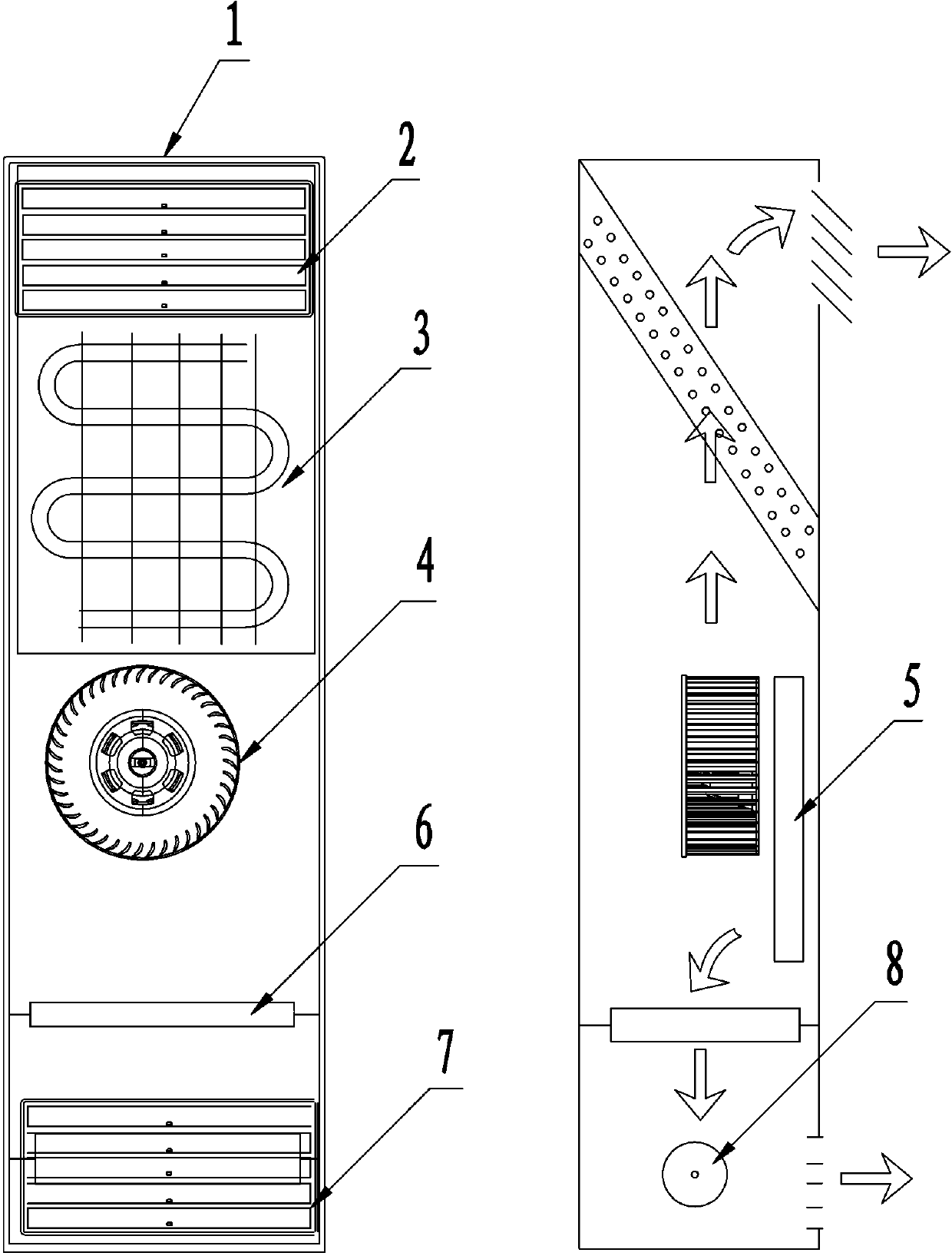 Domestic air conditioner for improving heating comfortableness