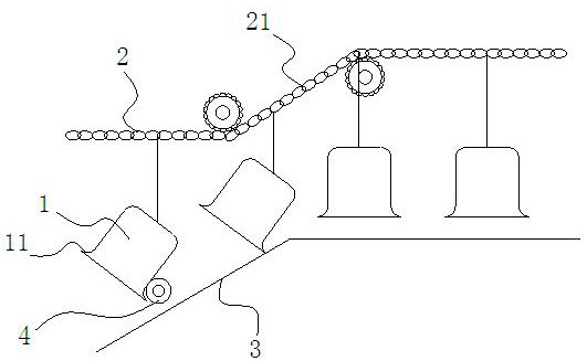 Metal liner cleaning and draining device