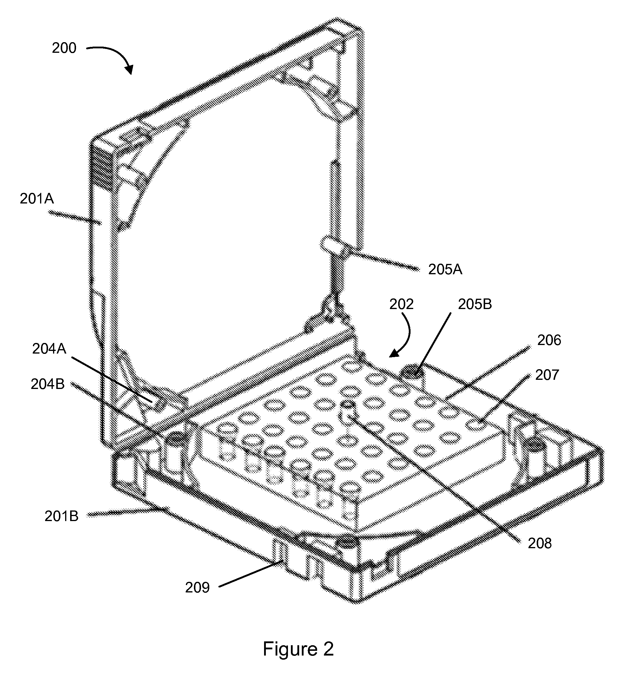 Cartridge for storing biosample capillary tubes and use in automated data storage systems