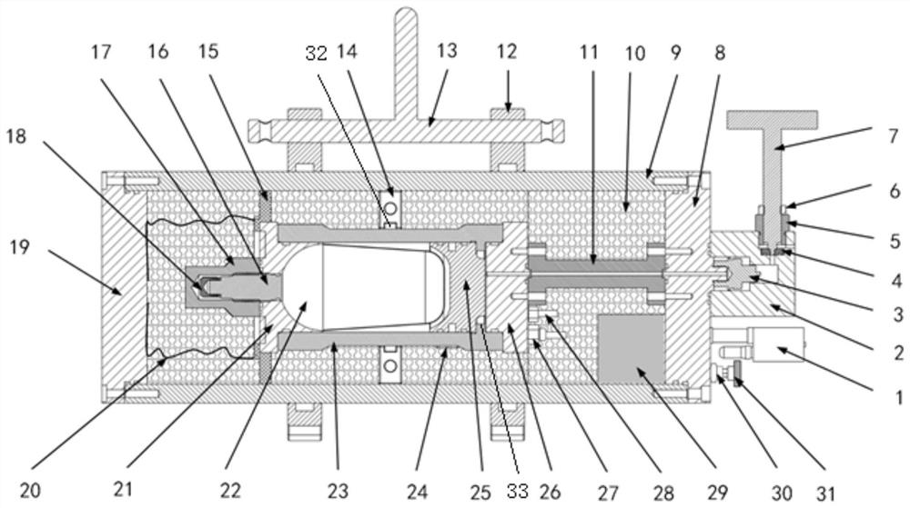 Deep sea cold spring fluid heat-preserving and pressure-maintaining sampler