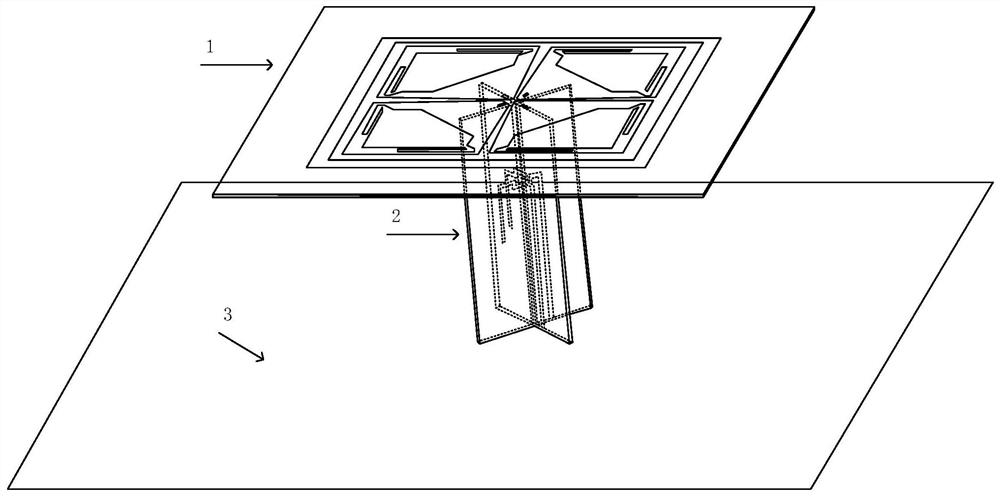 Broadband base station antenna based on ring loading and slotting and wireless communication equipment