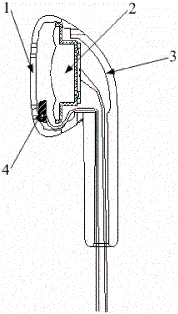 Earphone hearing adjusting method and earphone