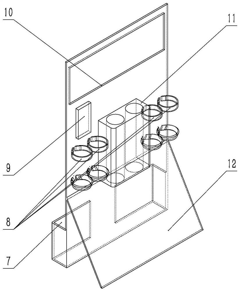 Halbach array type antimagnetic suspension cell density detection and separation device and method