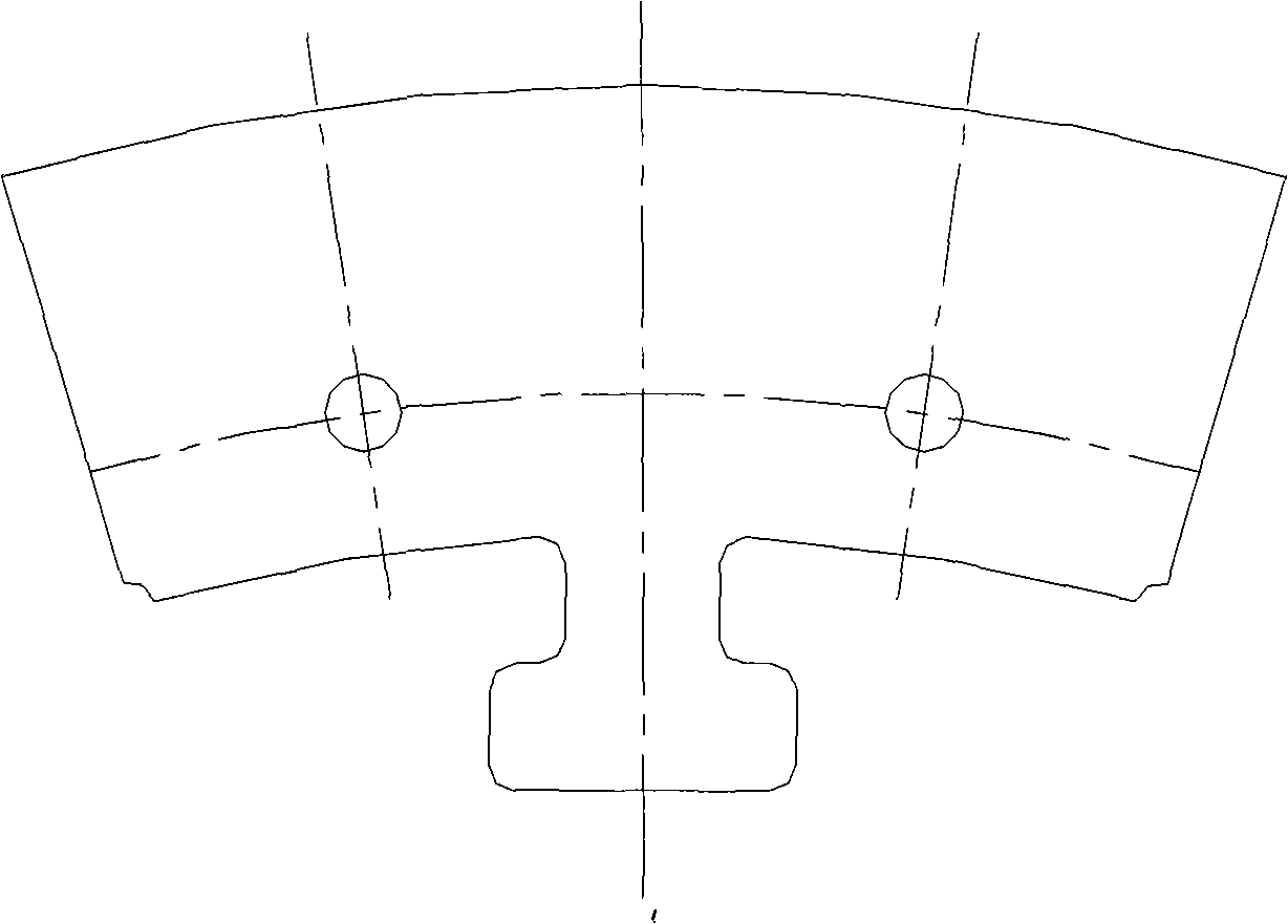 Combined rotor structure of permanent magnet wind power generator