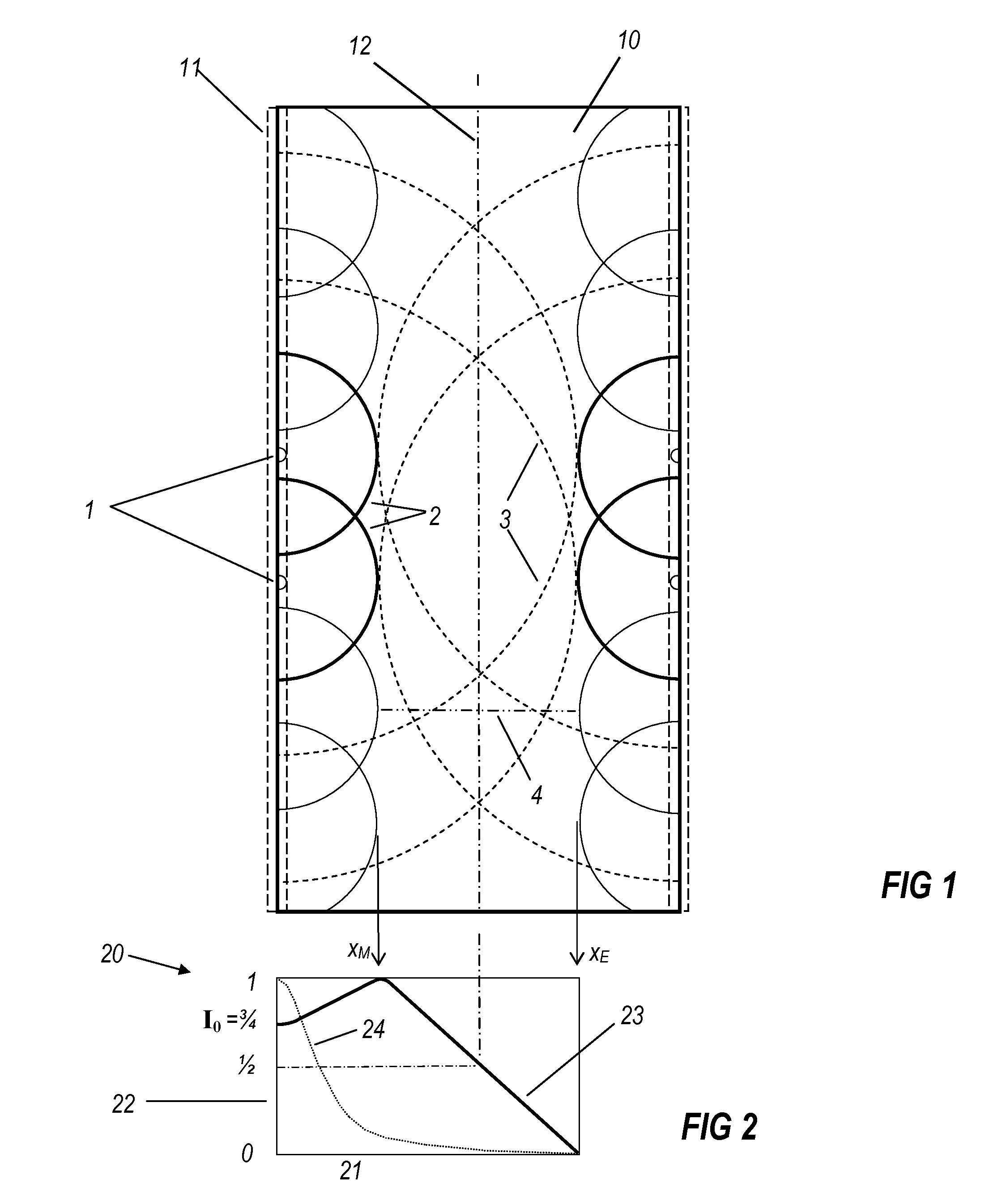 Illumination lens for short-throw lighting