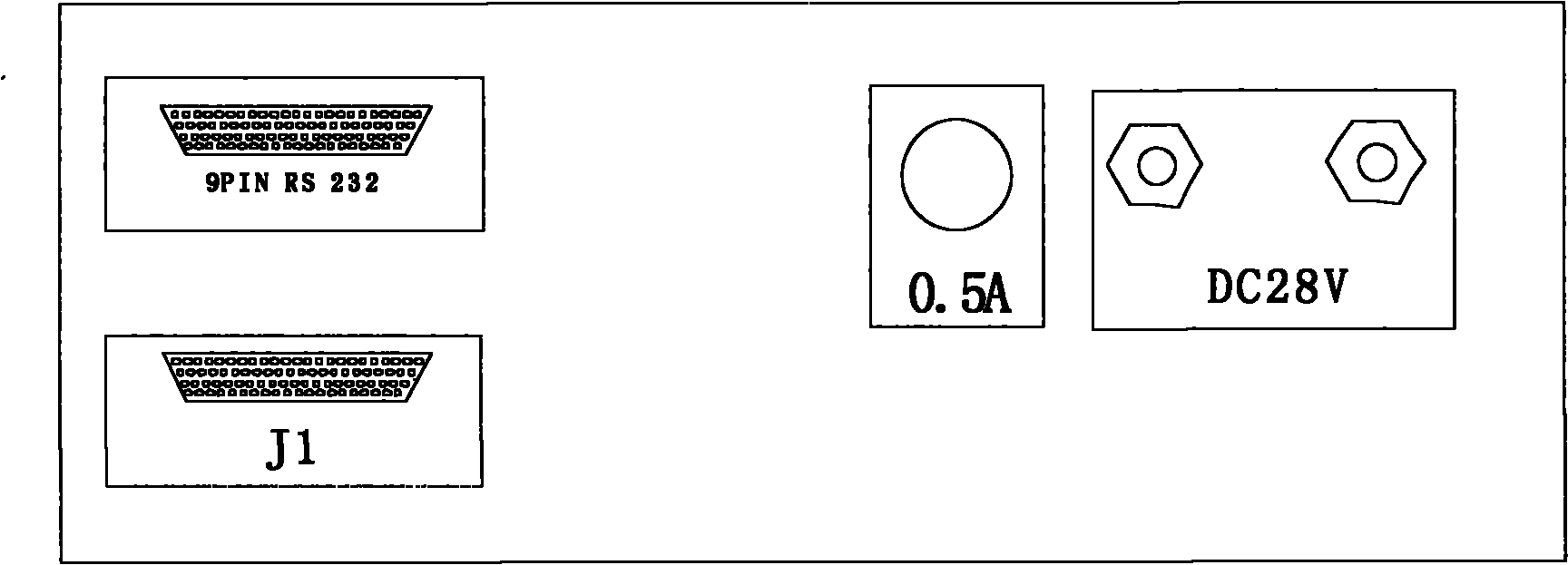 MSP85 mode panel-selecting driving tester