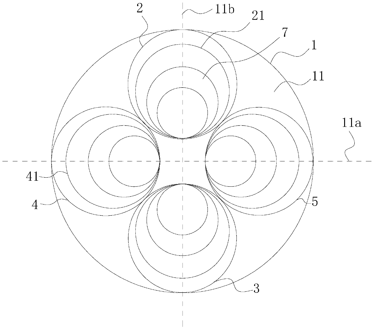 Multi-progressive-point zooming lens and glasses