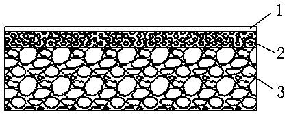 A kind of elastic permeable brick