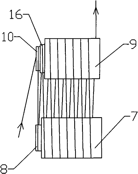 Viscose filament yarn semi-continuous spinning machine and spinning process thereof