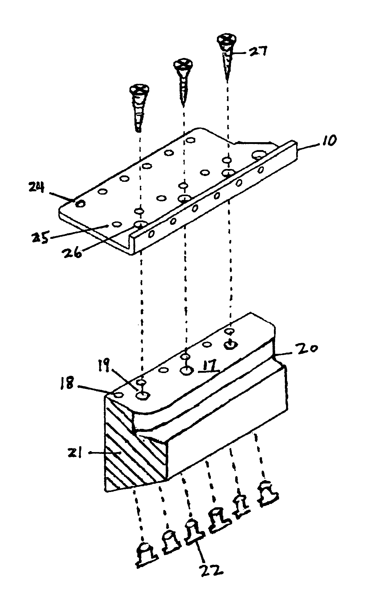 Hardtail converter block for a tremolo equipped guitar