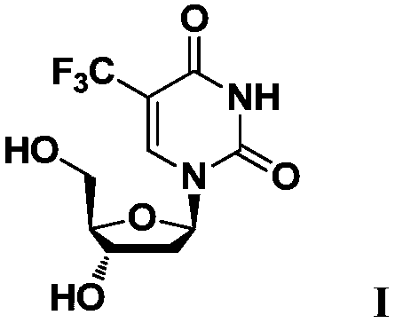 Improved method of preparation of trifluridine