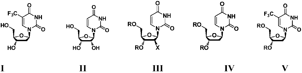 Improved method of preparation of trifluridine