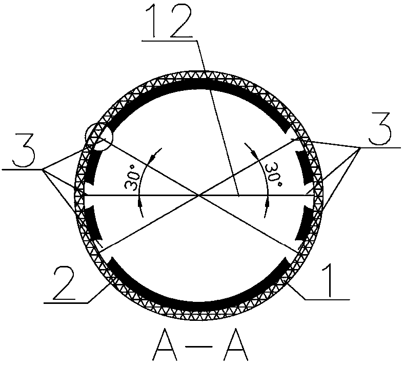 A kind of grouting device and grouting method for floating pebble gravel stratum