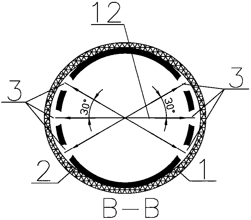 A kind of grouting device and grouting method for floating pebble gravel stratum