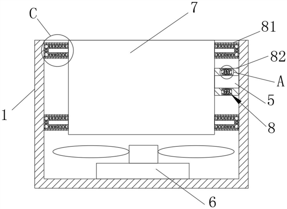 Battery safety protection equipment of new energy automobile