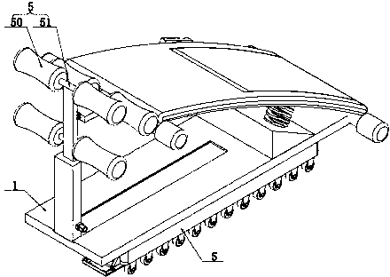 Fitness supine plate facilitating angle adjustment