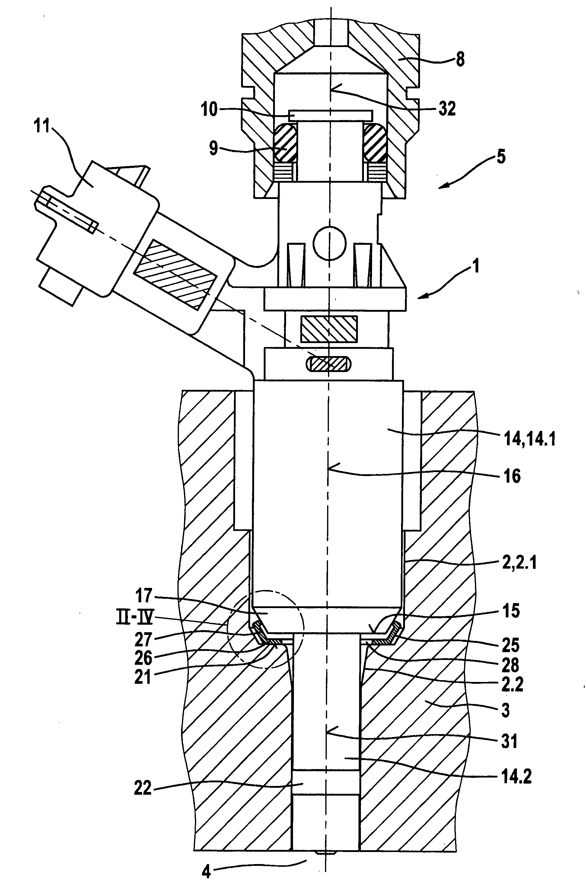 Damping element for a fuel injection valve