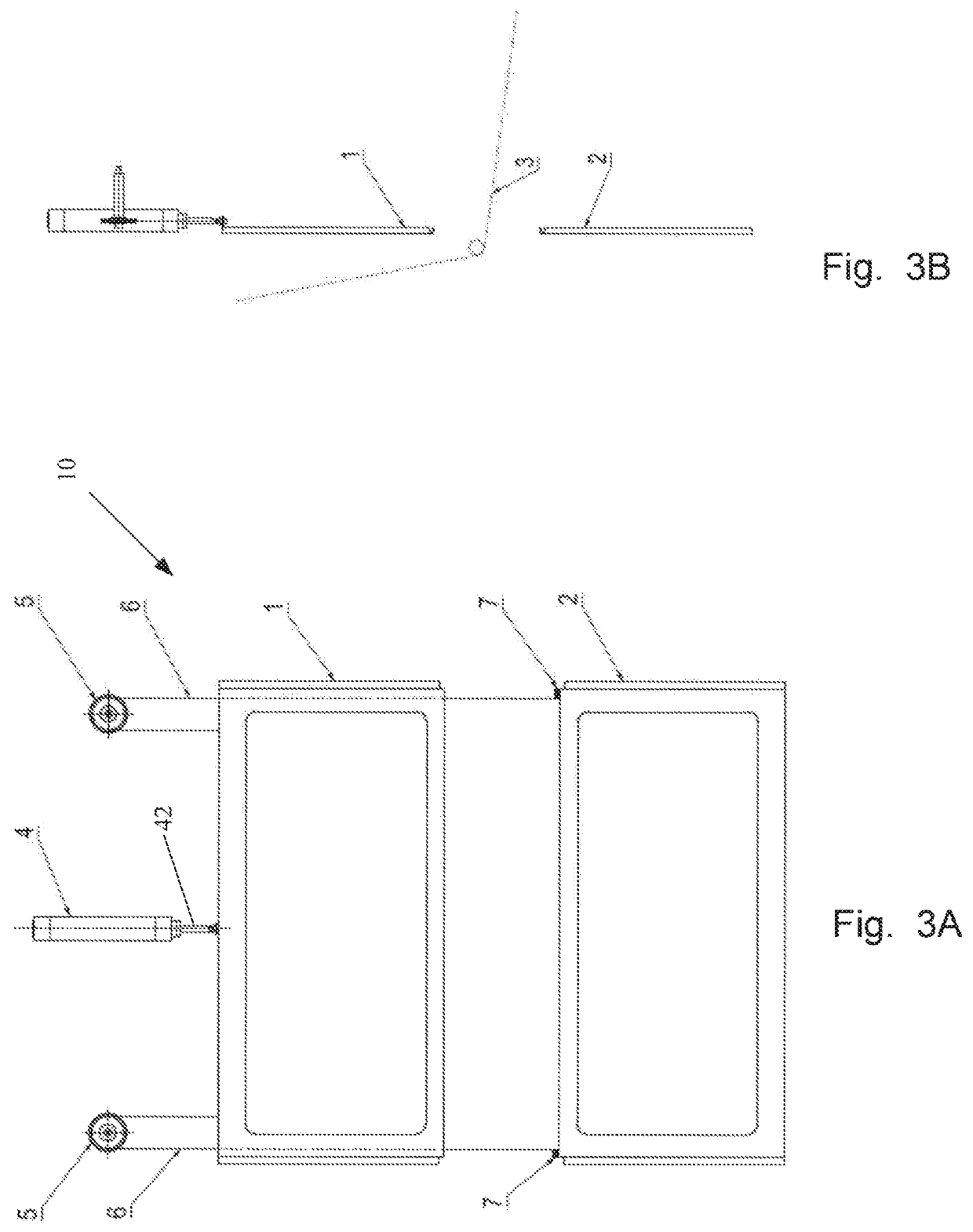 Hot foil stamping device including a mobile window apparatus